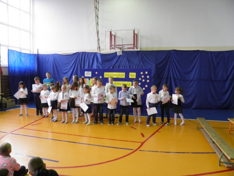 Pasowanie na ucznia klasy I.